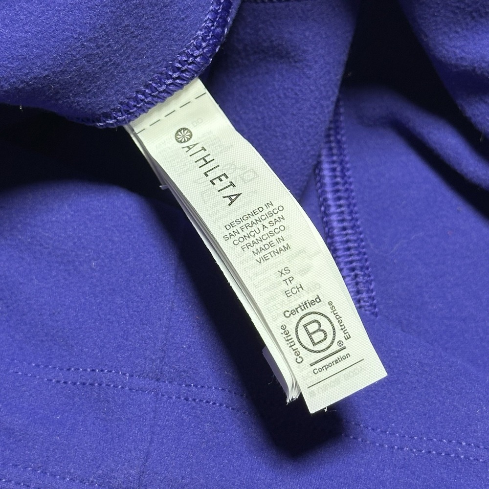 Athleta Rainier Bootcut Pants Womens Size XS Purple Flare High Rise Athleisure - Picture 4 of 16